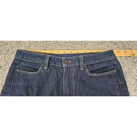 All Saints Womens Flared Jeans Lauren High Waisted Dark Denim Blue Y2K 28 x 31 - Picture 13 of 16